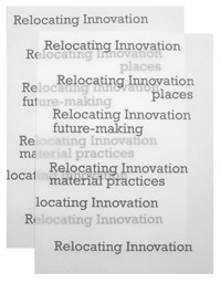Relocating innovation text on tracing paper
